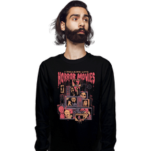 Load image into Gallery viewer, Shirts Long Sleeve Shirts, Unisex / Small / Black Horror Movies