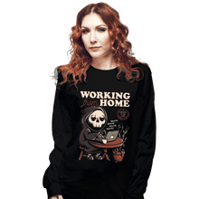 Load image into Gallery viewer, Shirts Long Sleeve Shirts, Unisex / Small / Black Working From Home