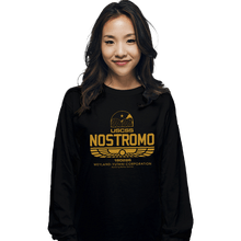 Load image into Gallery viewer, Shirts Long Sleeve Shirts, Unisex / Small / Black USCSS Nostromo