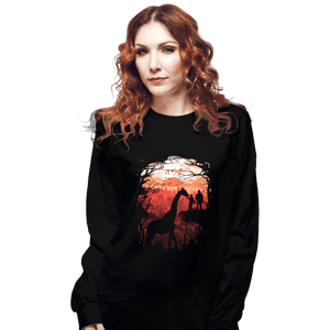 Daily_Deal_Shirts Long Sleeve Shirts, Unisex / Small / Black The Last Sunset