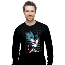 Load image into Gallery viewer, Shirts Long Sleeve Shirts, Unisex / Small / Black 3D Hedgehog