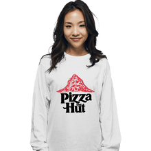 Load image into Gallery viewer, Secret_Shirts Long Sleeve Shirts, Unisex / Small / White Pizza-The-Hut