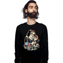 Load image into Gallery viewer, Daily_Deal_Shirts Long Sleeve Shirts, Unisex / Small / Black Rocker Snow White