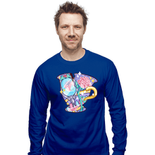 Load image into Gallery viewer, Shirts Long Sleeve Shirts, Unisex / Small / Royal Blue Magical Silhouettes - Chip
