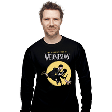 Load image into Gallery viewer, Daily_Deal_Shirts Long Sleeve Shirts, Unisex / Small / Black The Adventures Of Wednesday
