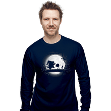 Load image into Gallery viewer, Shirts Long Sleeve Shirts, Unisex / Small / Navy Hakuna Matata, Inc