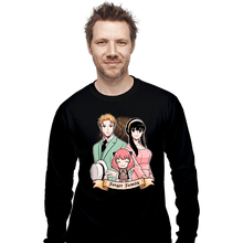 Load image into Gallery viewer, Daily_Deal_Shirts Long Sleeve Shirts, Unisex / Small / Black Spy Family Portrait