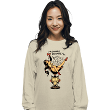 Load image into Gallery viewer, Shirts Long Sleeve Shirts, Unisex / Small / Natural Shinra Beware
