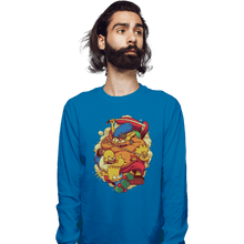 Load image into Gallery viewer, Shirts Long Sleeve Shirts, Unisex / Small / Sapphire The Arcade Family