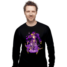 Load image into Gallery viewer, Shirts Long Sleeve Shirts, Unisex / Small / Black Astral Reflection Mona