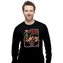 Load image into Gallery viewer, Secret_Shirts Long Sleeve Shirts, Unisex / Small / Black Lets Summon Kaiju