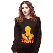 Load image into Gallery viewer, Shirts Long Sleeve Shirts, Unisex / Small / Dark Chocolate Sanji Shadow