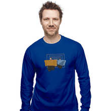 Load image into Gallery viewer, Shirts Long Sleeve Shirts, Unisex / Small / Royal Blue Kirk Loves It