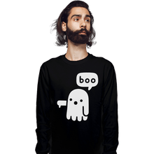 Load image into Gallery viewer, Shirts Long Sleeve Shirts, Unisex / Small / Black Ghost Of Disapproval
