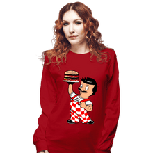 Load image into Gallery viewer, Shirts Long Sleeve Shirts, Unisex / Small / Red Big Bob's