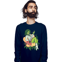 Load image into Gallery viewer, Daily_Deal_Shirts Long Sleeve Shirts, Unisex / Small / Navy Do You Love Me?