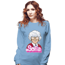 Load image into Gallery viewer, Shirts Long Sleeve Shirts, Unisex / Small / Powder Blue Sophia