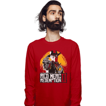 Load image into Gallery viewer, Shirts Long Sleeve Shirts, Unisex / Small / Red Red Merc Redemption
