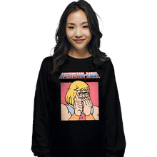 Load image into Gallery viewer, Daily_Deal_Shirts Long Sleeve Shirts, Unisex / Small / Black HEHEHE Man