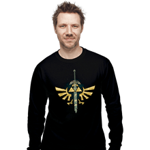 Load image into Gallery viewer, Daily_Deal_Shirts Long Sleeve Shirts, Unisex / Small / Black A Master Sword