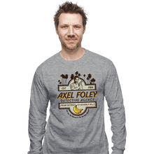 Load image into Gallery viewer, Daily_Deal_Shirts Long Sleeve Shirts, Unisex / Small / Sports Grey Axel Foley Detective Agency