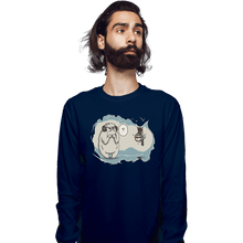 Load image into Gallery viewer, Daily_Deal_Shirts Long Sleeve Shirts, Unisex / Small / Navy Hoth In Here