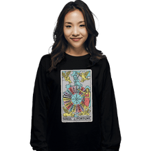 Load image into Gallery viewer, Shirts Long Sleeve Shirts, Unisex / Small / Black Wheel of Fortune
