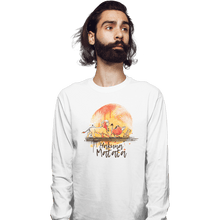 Load image into Gallery viewer, Shirts Long Sleeve Shirts, Unisex / Small / White No Worries Watercolor