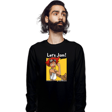 Load image into Gallery viewer, Shirts Long Sleeve Shirts, Unisex / Small / Black Jamming With Edward
