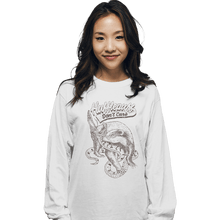 Load image into Gallery viewer, Shirts Long Sleeve Shirts, Unisex / Small / White Hufflepuff Don't Care