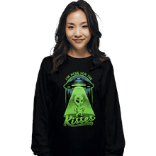 Load image into Gallery viewer, Daily_Deal_Shirts Long Sleeve Shirts, Unisex / Small / Black Here For The Kisses