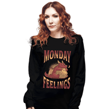 Load image into Gallery viewer, Daily_Deal_Shirts Long Sleeve Shirts, Unisex / Small / Black Monday Feelings