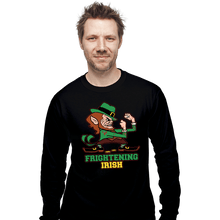 Load image into Gallery viewer, Daily_Deal_Shirts Long Sleeve Shirts, Unisex / Small / Black Frightening Irish