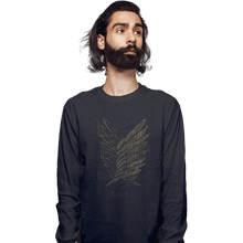 Load image into Gallery viewer, Shirts Long Sleeve Shirts, Unisex / Small / Dark Heather The Survey Corps