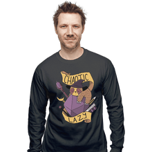 Load image into Gallery viewer, Shirts Long Sleeve Shirts, Unisex / Small / Charcoal Chaotic Lazy