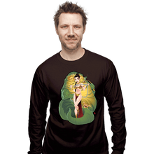 Load image into Gallery viewer, Daily_Deal_Shirts Long Sleeve Shirts, Unisex / Small / Dark Chocolate Leia And Jabba