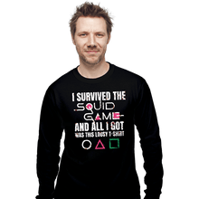 Load image into Gallery viewer, Secret_Shirts Long Sleeve Shirts, Unisex / Small / Black Lousy Squid Shirt