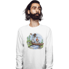 Load image into Gallery viewer, Daily_Deal_Shirts Long Sleeve Shirts, Unisex / Small / White Crossing The Blunt Bridge