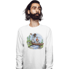 Load image into Gallery viewer, Daily_Deal_Shirts Long Sleeve Shirts, Unisex / Small / White Crossing The Blunt Bridge
