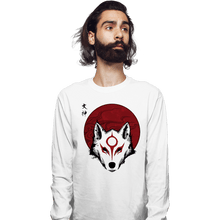 Load image into Gallery viewer, Shirts Long Sleeve Shirts, Unisex / Small / White Red Sun God