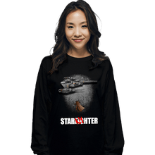 Load image into Gallery viewer, Secret_Shirts Long Sleeve Shirts, Unisex / Small / Black To The Starfighter!