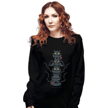 Load image into Gallery viewer, Shirts Long Sleeve Shirts, Unisex / Small / Black Dragon Mood Totem