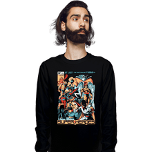 Load image into Gallery viewer, Secret_Shirts Long Sleeve Shirts, Unisex / Small / Black HB Superheroes