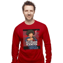 Load image into Gallery viewer, Shirts Long Sleeve Shirts, Unisex / Small / Red Red Dragon Redemption