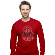 Load image into Gallery viewer, Shirts Long Sleeve Shirts, Unisex / Small / Red Zenpool