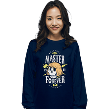 Load image into Gallery viewer, Shirts Long Sleeve Shirts, Unisex / Small / Navy He-Man Forever