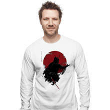 Load image into Gallery viewer, Shirts Long Sleeve Shirts, Unisex / Small / White Darth Samurai