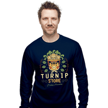 Load image into Gallery viewer, Shirts Long Sleeve Shirts, Unisex / Small / Navy The Best Turnip Store