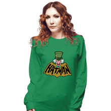 Load image into Gallery viewer, Shirts Long Sleeve Shirts, Unisex / Small / Irish Green Hatman