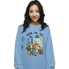 Load image into Gallery viewer, Daily_Deal_Shirts Long Sleeve Shirts, Unisex / Small / Powder Blue Vincent Van Dog